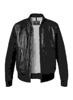Strellson Blouson, Hirschleder Wattiert, Schwarz -Milestone Shop 405940 norm 1
