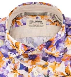 Hemd, Shaped Fit, Baumwolle CO2-Neutral, Multicolor Gemustert -Milestone Shop 405974 norm2