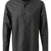Camel Active Hemd, Leinen, Anthrazit -Milestone Shop 406025 norm