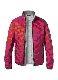 MILESTONE Daunenjacke MS Salino, Mikrofaser, Dunkelrot -Milestone Shop 406167 norm 1