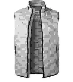 MILESTONE Daunenweste MS Mavis, Mikrofaser, Pastellgrau -Milestone Shop 406170 norm 1