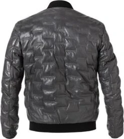 MILESTONE Lederblouson MS Aron, Lammnappa Sorona®, Dunkelgrau -Milestone Shop 406180 norm2