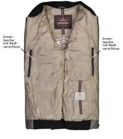 MILESTONE Lederblouson MS Aron, Lammnappa Sorona®, Dunkelgrau -Milestone Shop 406180 norm3