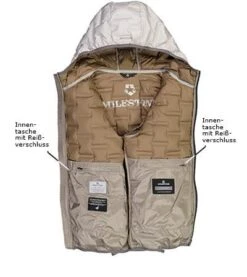 MILESTONE Daunenjacke MS Carson, Mikrofaser, Pastellgrau -Milestone Shop 406193 norm3