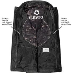 MILESTONE Lederjacke MS Dalton, Lammnappa, Schwarz -Milestone Shop 406241 norm3