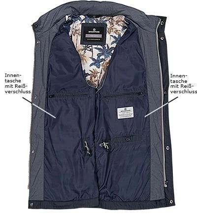 MILESTONE Jacke MS-Catello, Mikrofaser Halbgefüttert, Marineblau 5 MILESTONE Jacke MS-Catello, Mikrofaser Halbgefüttert, Marineblau – Bild 3