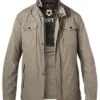 MILESTONE Jacke MS-Caruso, Mikrofaser Halbgefüttert, Greige -Milestone Shop 406276 norm
