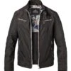 MILESTONE Jacke MS-Ampezzo, Mikrofaser Halbgefüttert, Dunkelbraun -Milestone Shop 406288 norm