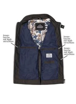 MILESTONE Jacke MS-Ampezzo, Mikrofaser Halbgefüttert, Dunkelbraun -Milestone Shop 406288 norm3