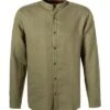 Hugo Hemd, Slim Fit, Reines Leinen, Olivgrün 2 Hugo Hemd, Slim Fit, Reines Leinen, Olivgrün -Milestone Shop 406963 norm
