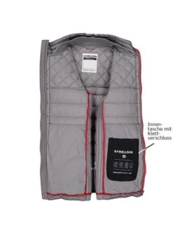 Strellson Steppjacke, Mikrofaser ISOCLOUD500®, Hellgrau -Milestone Shop 407069 norm3