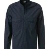 OLYMP Overshirt, Body Fit, Baumwoll-Stretch, Marineblau -Milestone Shop 407795 norm