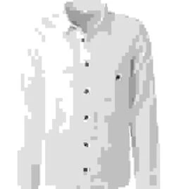 OLYMP Overshirt, Body Fit, Baumwolle-Leinen, Weiß -Milestone Shop 407799 norm 1