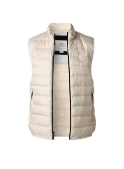 Woolrich Daunenweste, Mikrofaser, Creme