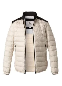 Woolrich Daunenjacke, Mikrofaser, Creme