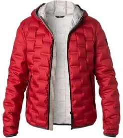 MILESTONE Daunenjacke MS Carson, Mikrofaser, Rot