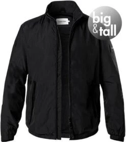 Calvin Klein Jacke, Big&Tall, Mikrofaser, Schwarz