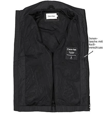 Calvin Klein Jacke, Big&Tall, Mikrofaser, Schwarz 4 Calvin Klein Jacke, Big&Tall, Mikrofaser, Schwarz – Bild 2