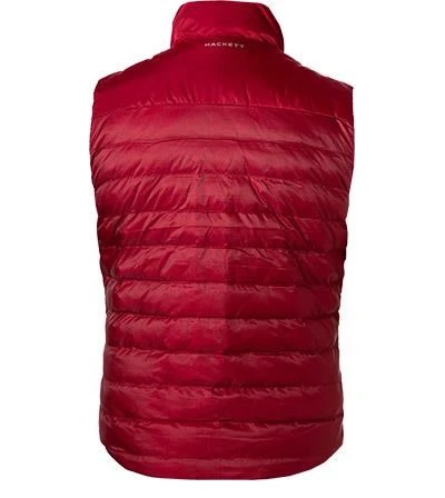 Hackett Steppweste, ASTON MARTIN, Mikrofaser, Rot 3 Hackett Steppweste, ASTON MARTIN, Mikrofaser, Rot – Bild 2