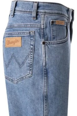 Wrangler Jeans Texas, Straight Fit, Baumwoll-Stretch, Blau -Milestone Shop 409340 norm3