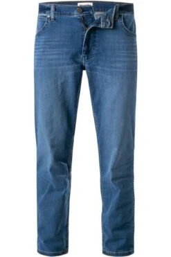 Wrangler Jeans Greensboro, Regular Straight, Baumwoll-Stretch, Blau