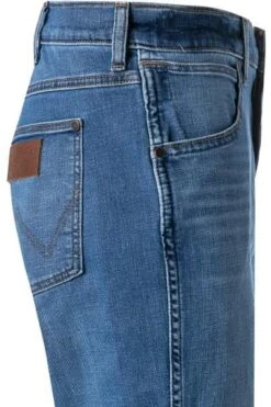 Wrangler Jeans Greensboro, Regular Straight, Baumwoll-Stretch, Blau -Milestone Shop 409342 norm3