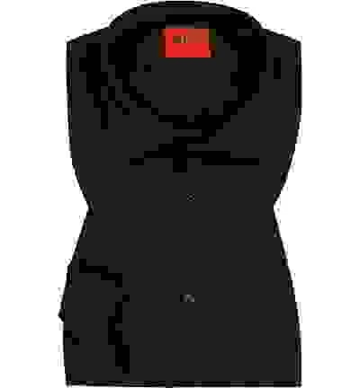 Hugo Hemd, Slim Fit, Jersey, Schwarz 5 Hugo Hemd, Slim Fit, Jersey, Schwarz – Bild 4