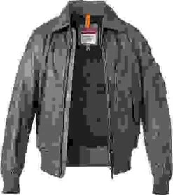 PARAJUMPERS Lederblouson, Lammleder, Grau -Milestone Shop 409637 norm 1