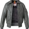 PARAJUMPERS Lederblouson, Lammleder, Grau -Milestone Shop 409637 norm