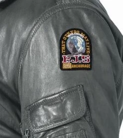 PARAJUMPERS Lederblouson, Lammleder, Grau -Milestone Shop 409637 norm4