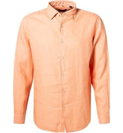 CINQUE Hemd, Slim Fit, Reines Leinen, Aprikose 3 CINQUE Hemd, Slim Fit, Reines Leinen, Aprikose