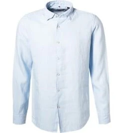 CINQUE Hemd, Slim Fit, Reines Leinen, Hellblau