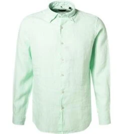 CINQUE Hemd, Slim Fit, Reines Leinen, Mintgrün