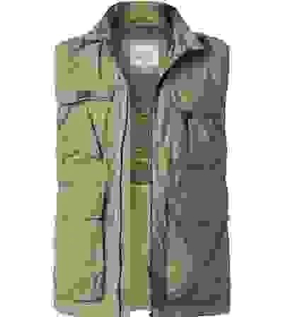 Camel Active Weste, Baumwolle Halbgefüttert, Khaki 6 Camel Active Weste, Baumwolle Halbgefüttert, Khaki – Bild 4