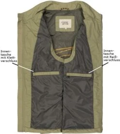 Camel Active Weste, Baumwolle Halbgefüttert, Khaki 8 Camel Active Weste, Baumwolle Halbgefüttert, Khaki -Milestone Shop 410323 norm3