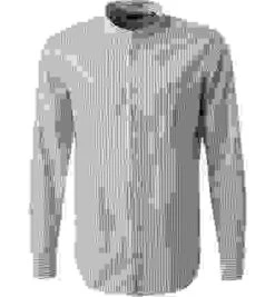 Strellson Hemd, Baumwolle, Beige-weiß Gestreift -Milestone Shop 410601 norm 1