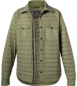 Steppjacke, Mikrofaser Wasserabweisend, Grün