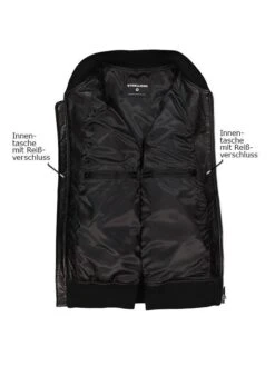 Strellson Lederblouson, Lammleder, Schwarz -Milestone Shop 410777 norm3