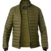 PEUTEREY Daunenjacke Flobots, Mikrofaser Wasserabweisend, Oliv -Milestone Shop 410786 norm