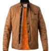 Steppjacke, Mikrofaser, Camel -Milestone Shop 410835 norm