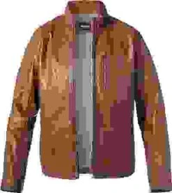 Daniel Hechter Lederjacke, Leder, Haselnuss -Milestone Shop 410877 norm 1