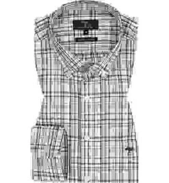 FYNCH-HATTON Hemd, Baumwolle, Koralle-rauchblau Kariert -Milestone Shop 410939 norm 1