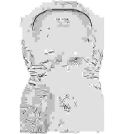 Hemd, Shaped Fit, Baumwolle, Blau-weiß Gemustert -Milestone Shop 411310 norm 1