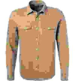 Hemd, Leinen, Braun -Milestone Shop 411642 norm 1