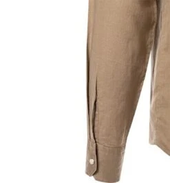 Hemd, Leinen, Braun -Milestone Shop 411642 norm2