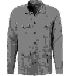 Hackett Overshirt, Leinen, Taupe Meliert -Milestone Shop 411783 norm 1