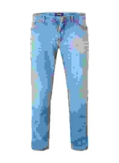 Jeans, Regular Fit, Baumwoll-Stretch, Hellbau -Milestone Shop 412743 norm 1