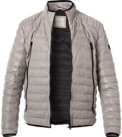 Bugatti Lederjacke, Lammleder, Grau