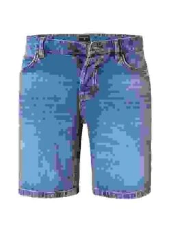 Strellson Jeansshorts, Regular Fit, Bio Baumwolle-Hanf, Blau -Milestone Shop 413796 norm 1