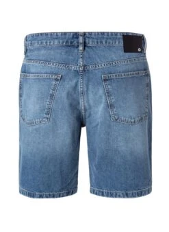 Strellson Jeansshorts, Regular Fit, Bio Baumwolle-Hanf, Blau -Milestone Shop 413796 norm2